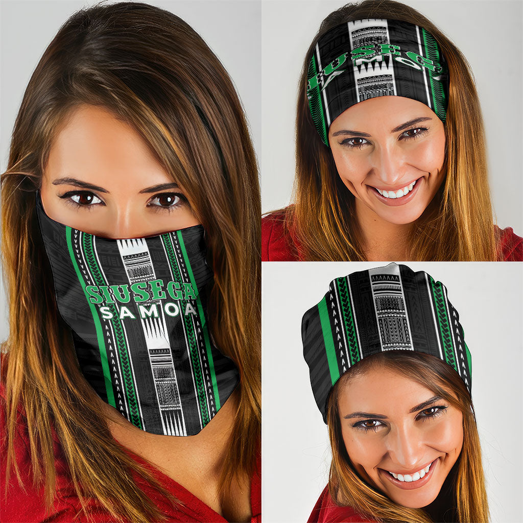 Siusega Samoa Neck Gaiter Samoan Tribal Pattern LT05 - Polynesian Pride