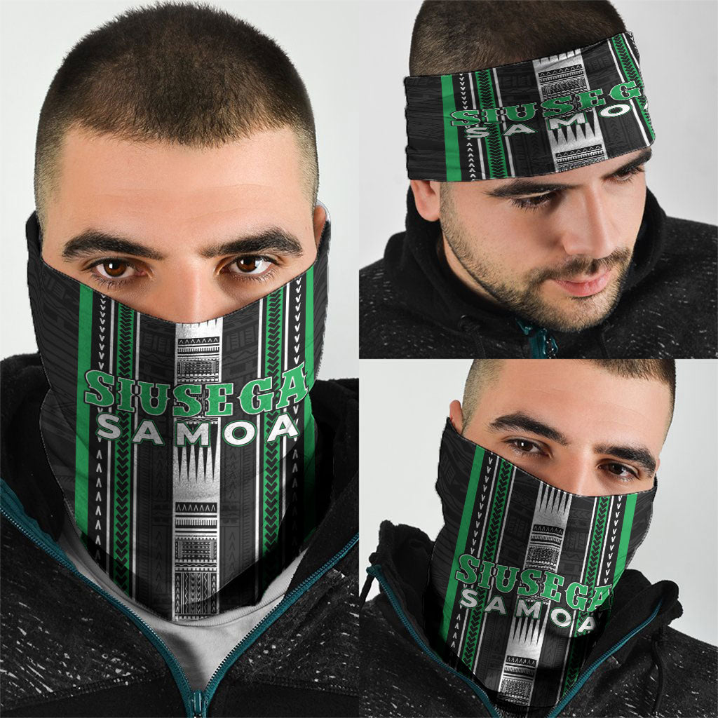 Siusega Samoa Neck Gaiter Samoan Tribal Pattern LT05 - Polynesian Pride
