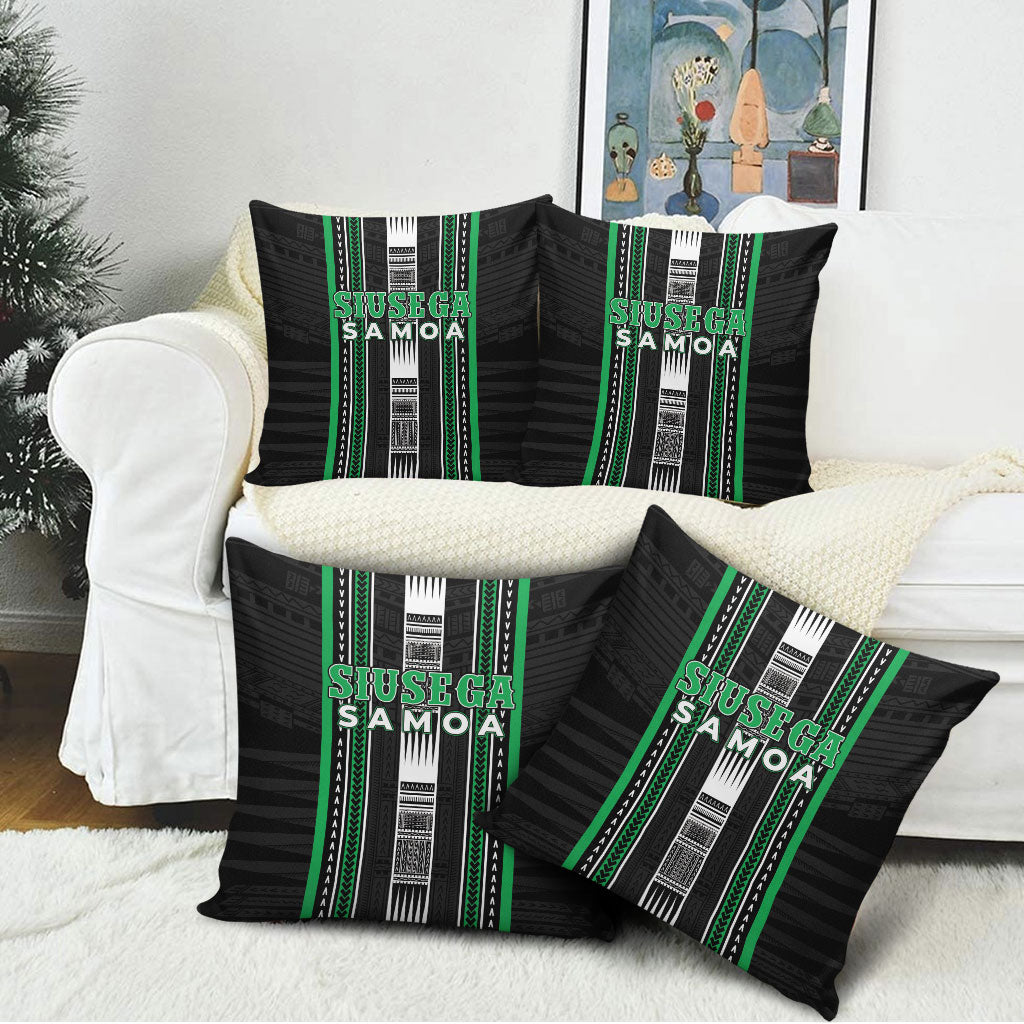 Siusega Samoa Pillow Cover Samoan Tribal Pattern LT05 - Polynesian Pride
