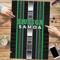 Siusega Samoa Puzzle Samoan Tribal Pattern