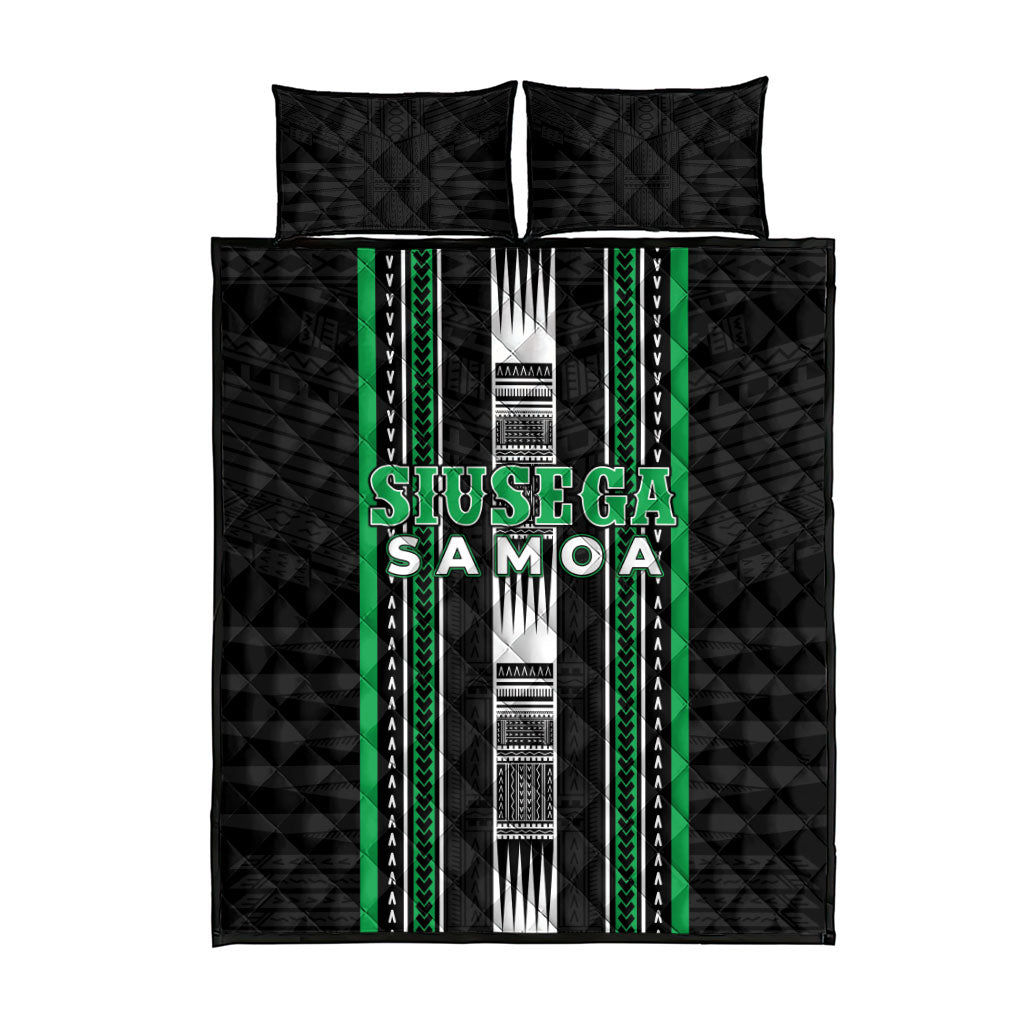 Siusega Samoa Quilt Bed Set Samoan Tribal Pattern LT05 - Polynesian Pride