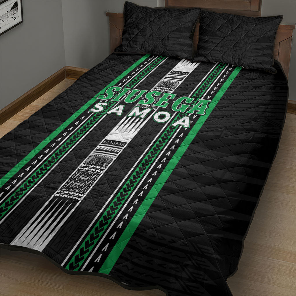 Siusega Samoa Quilt Bed Set Samoan Tribal Pattern LT05 - Polynesian Pride