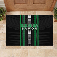 Siusega Samoa Rubber Doormat Samoan Tribal Pattern