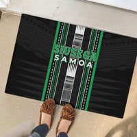 Siusega Samoa Rubber Doormat Samoan Tribal Pattern