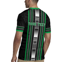 Personalised Siusega Samoa Rugby Jersey Samoan Tribal Pattern