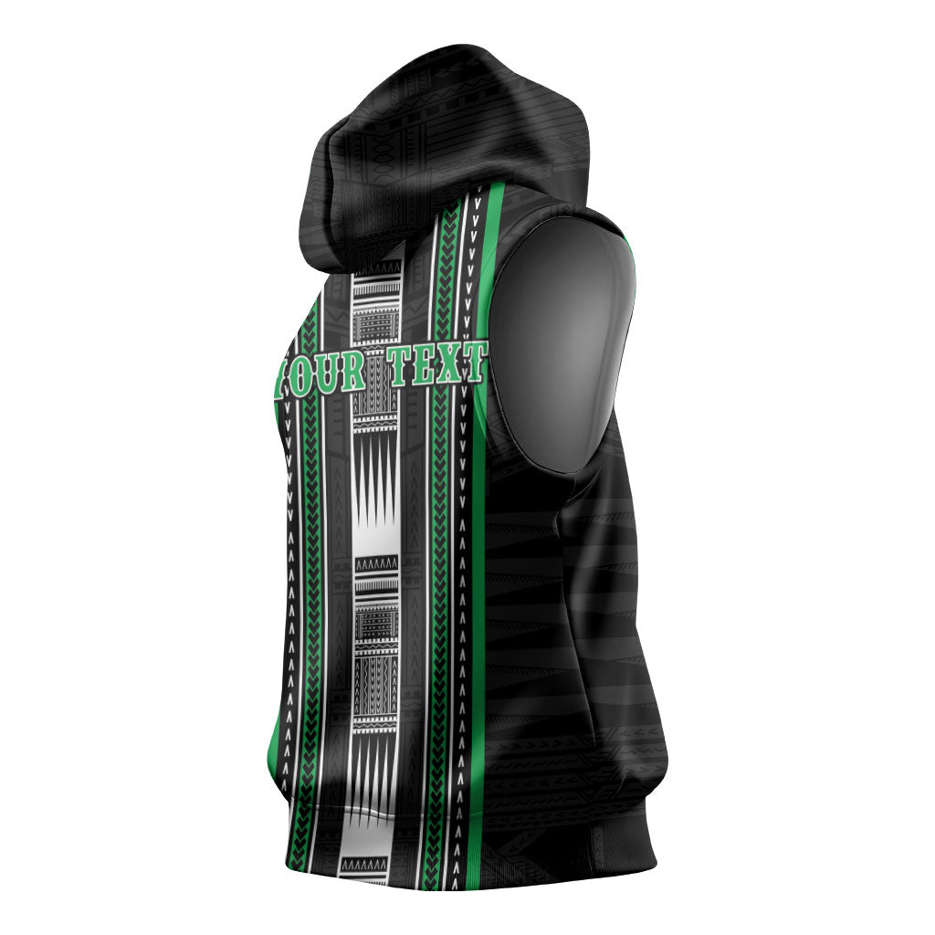 Personalised Siusega Samoa Sleeveless Hoodie Samoan Tribal Pattern LT05 - Polynesian Pride