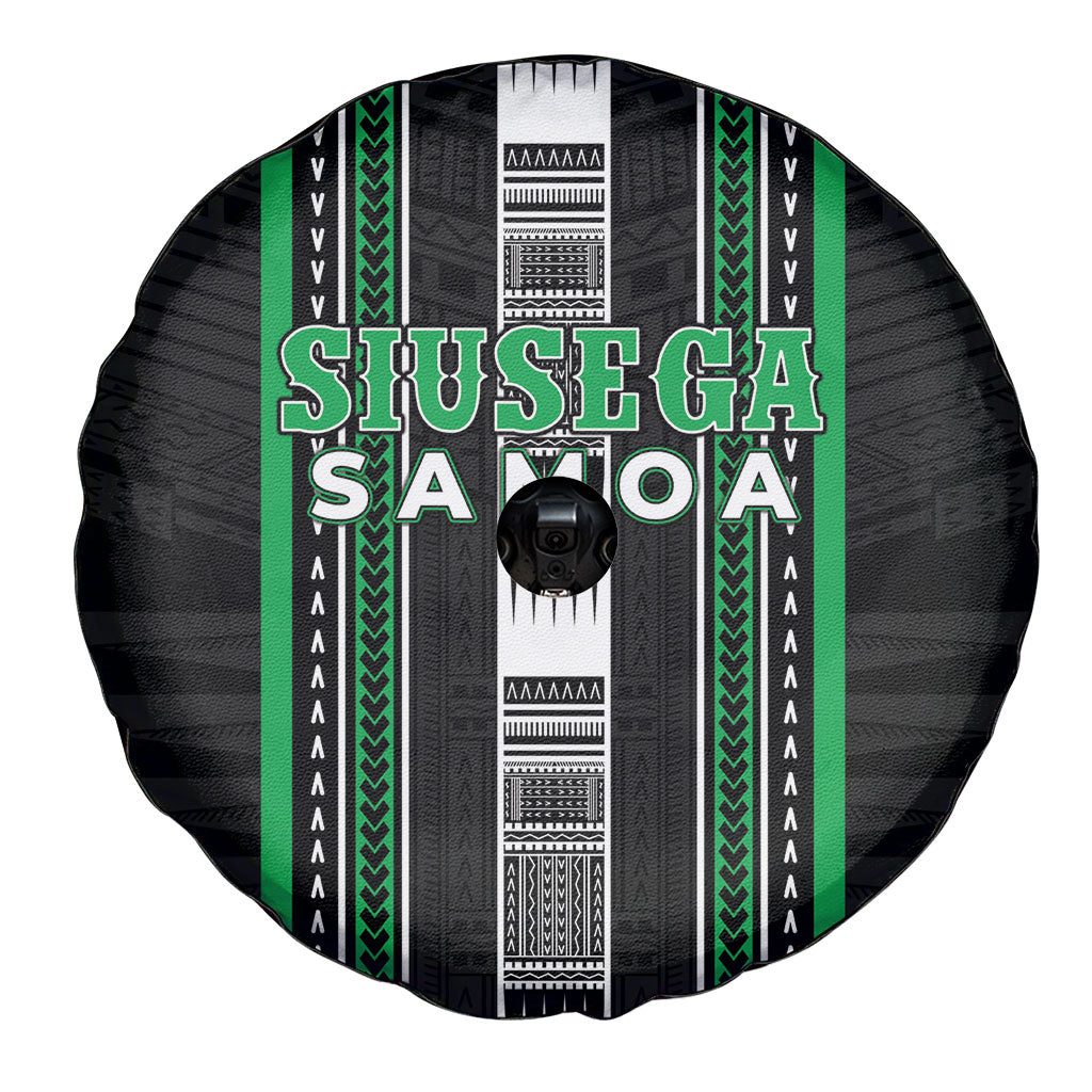 Siusega Samoa Spare Tire Cover Samoan Tribal Pattern