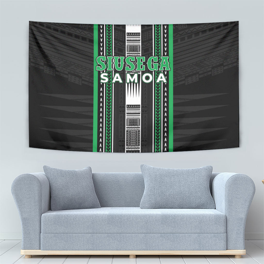 Siusega Samoa Tapestry Samoan Tribal Pattern LT05 - Polynesian Pride