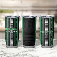 Personalised Siusega Samoa Tumbler Cup Samoan Tribal Pattern