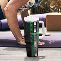 Personalised Siusega Samoa Tumbler With Handle Samoan Tribal Pattern LT05 - Polynesian Pride