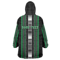 Personalised Siusega Samoa Wearable Blanket Hoodie Samoan Tribal Pattern