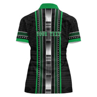 Personalised Siusega Samoa Women Polo Shirt Samoan Tribal Pattern LT05 - Polynesian Pride