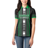 Personalised Siusega Samoa Women Polo Shirt Samoan Tribal Pattern LT05 - Polynesian Pride