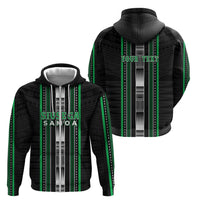 Personalised Siusega Samoa Zip Hoodie Samoan Tribal Pattern LT05 - Polynesian Pride