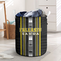 Faleasiu Samoa Laundry Basket Samoan Tribal Pattern