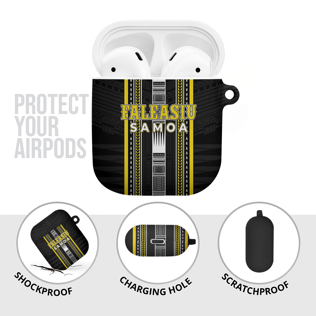 Faleasiu Samoa AirPods Case Samoan Tribal Pattern LT05 - Polynesian Pride