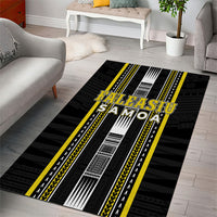 Faleasiu Samoa Area Rug Samoan Tribal Pattern LT05 - Polynesian Pride
