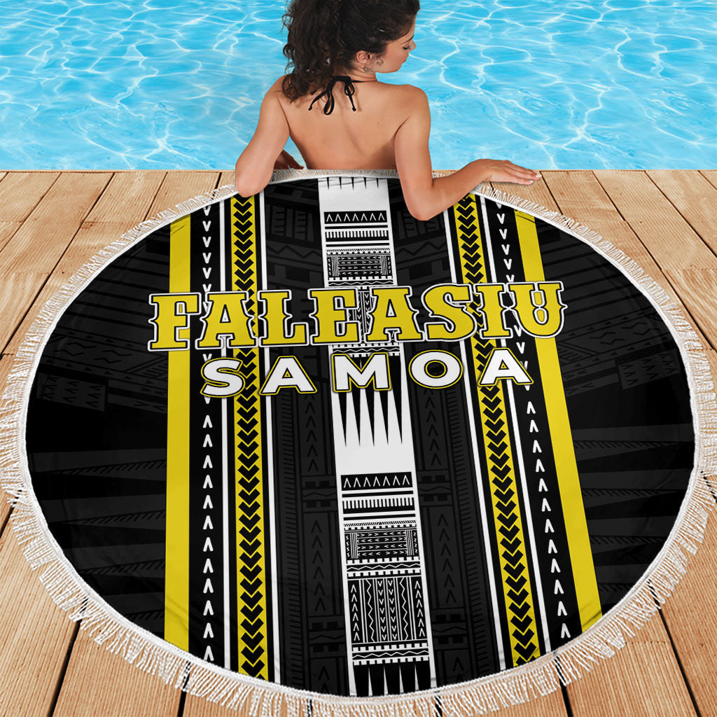 Faleasiu Samoa Beach Blanket Samoan Tribal Pattern LT05 - Polynesian Pride