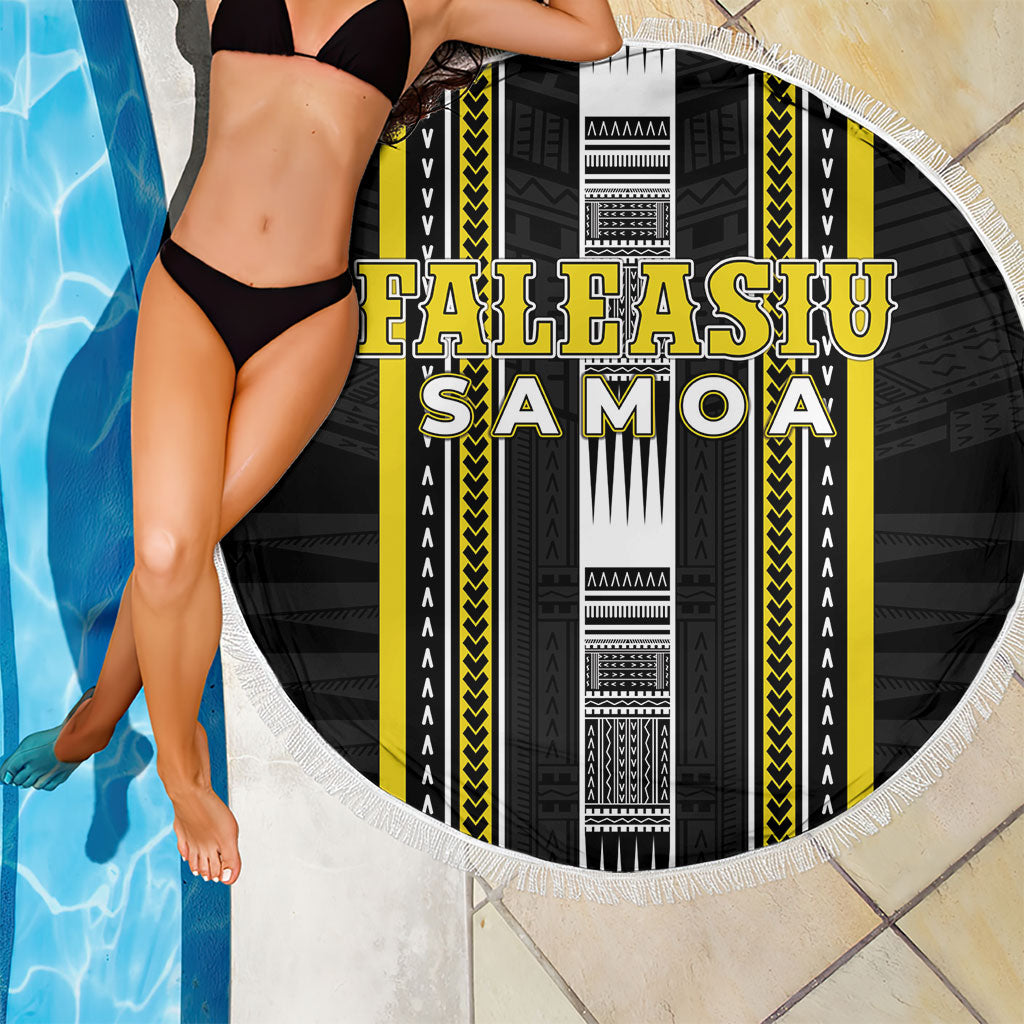 Faleasiu Samoa Beach Blanket Samoan Tribal Pattern LT05 - Polynesian Pride