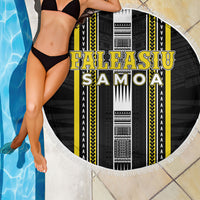 Faleasiu Samoa Beach Blanket Samoan Tribal Pattern LT05 - Polynesian Pride