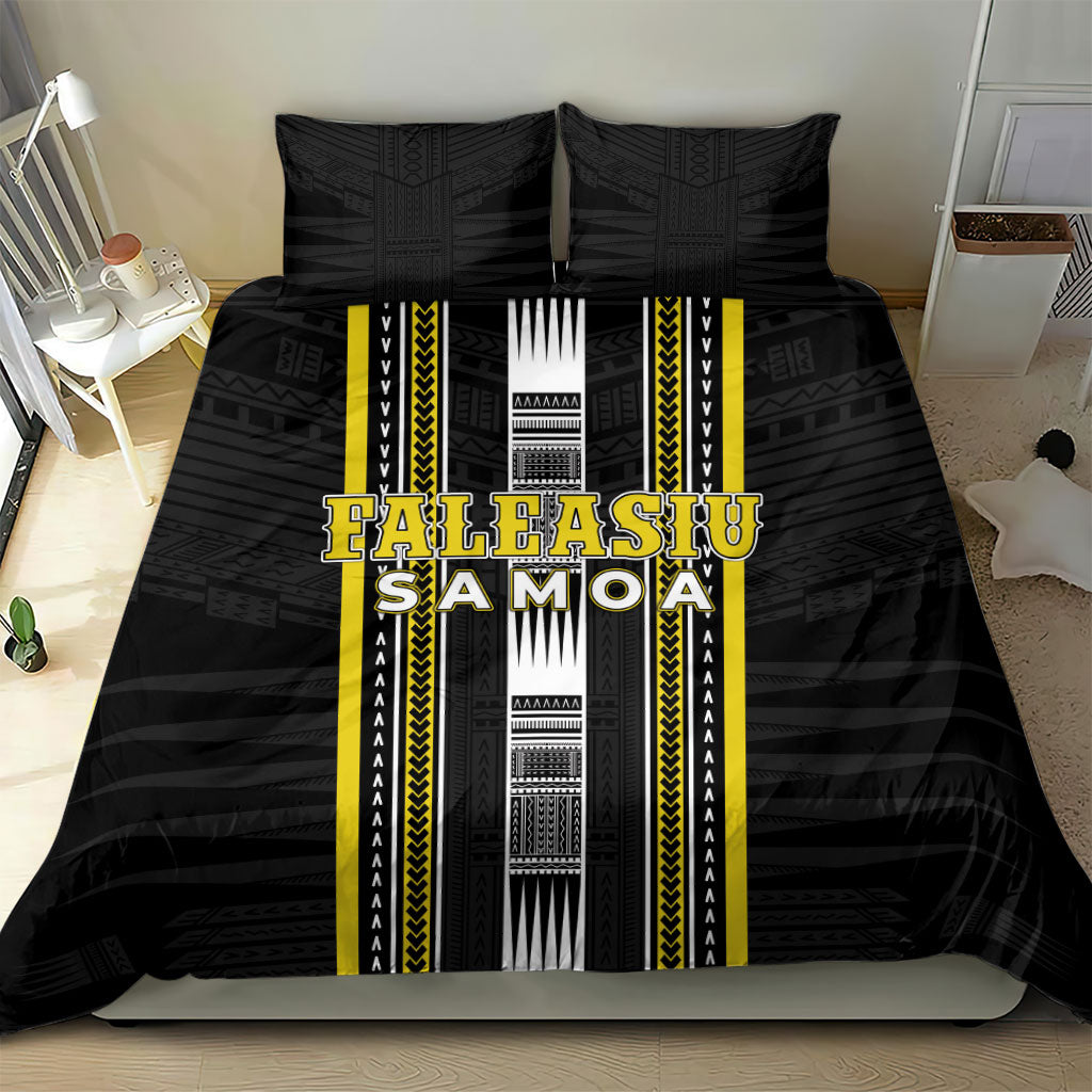 Faleasiu Samoa Bedding Set Samoan Tribal Pattern