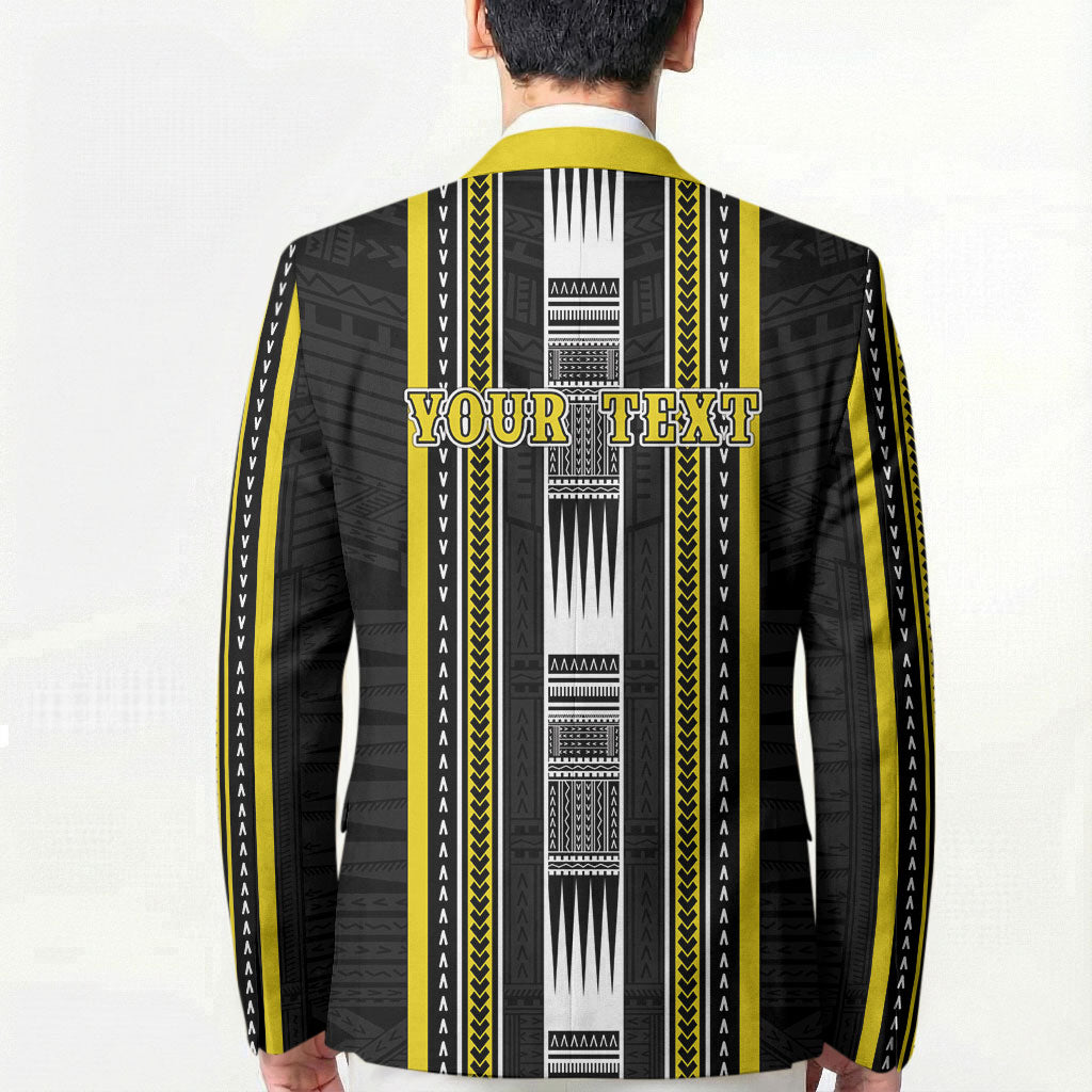Personalised Faleasiu Samoa Blazer Samoan Tribal Pattern LT05 - Polynesian Pride