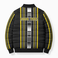 Personalised Faleasiu Samoa Bomber Puffer Jacket Samoan Tribal Pattern LT05 - Polynesian Pride