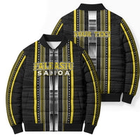 Personalised Faleasiu Samoa Bomber Puffer Jacket Samoan Tribal Pattern LT05 - Polynesian Pride