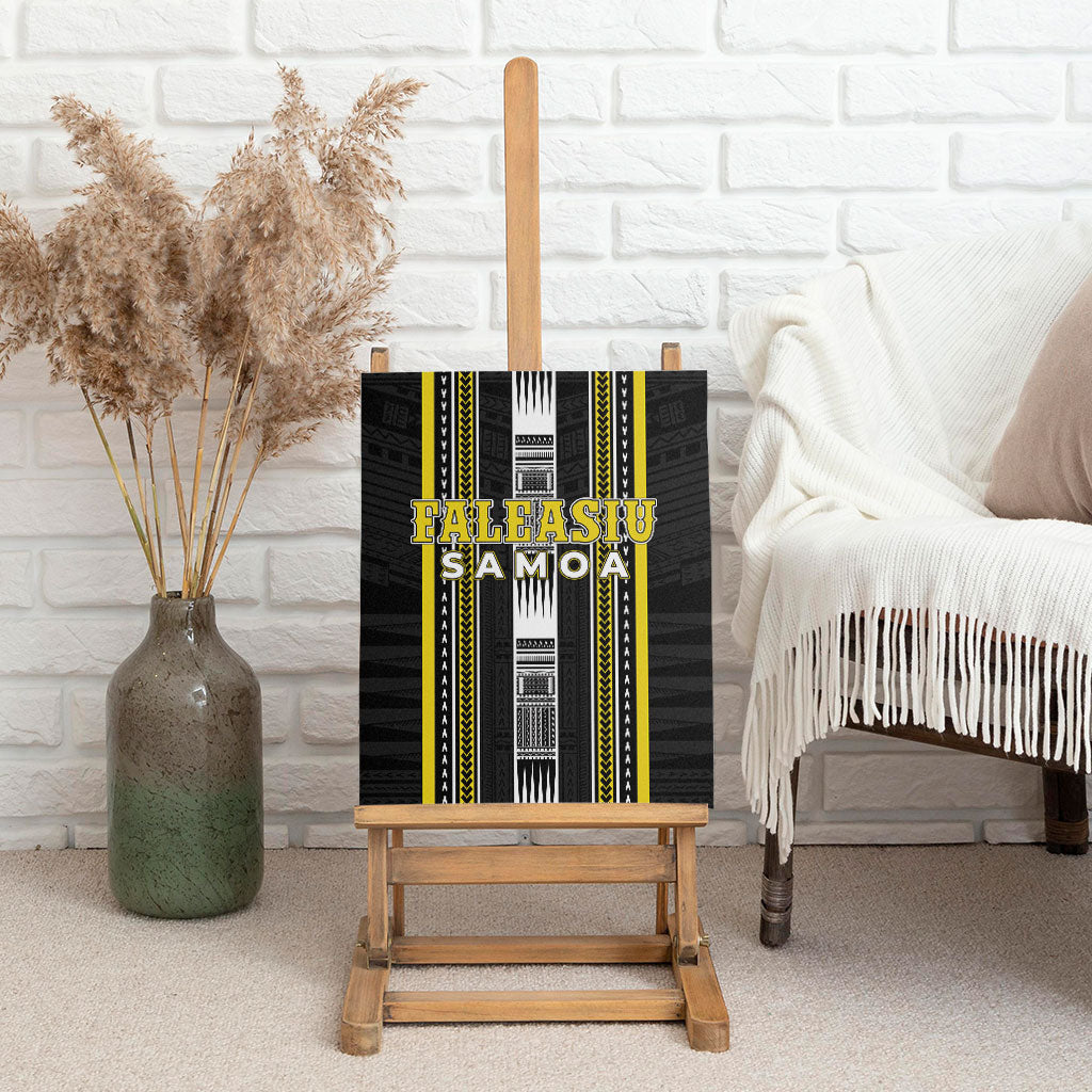 Faleasiu Samoa Canvas Wall Art Samoan Tribal Pattern LT05 - Polynesian Pride