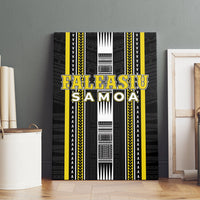 Faleasiu Samoa Canvas Wall Art Samoan Tribal Pattern LT05 - Polynesian Pride
