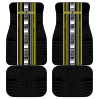 Personalised Faleasiu Samoa Car Mats Samoan Tribal Pattern