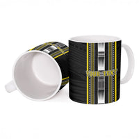 Personalised Faleasiu Samoa Ceramic Mug Samoan Tribal Pattern LT05 - Polynesian Pride