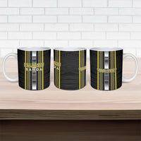 Personalised Faleasiu Samoa Ceramic Mug Samoan Tribal Pattern LT05 - Polynesian Pride