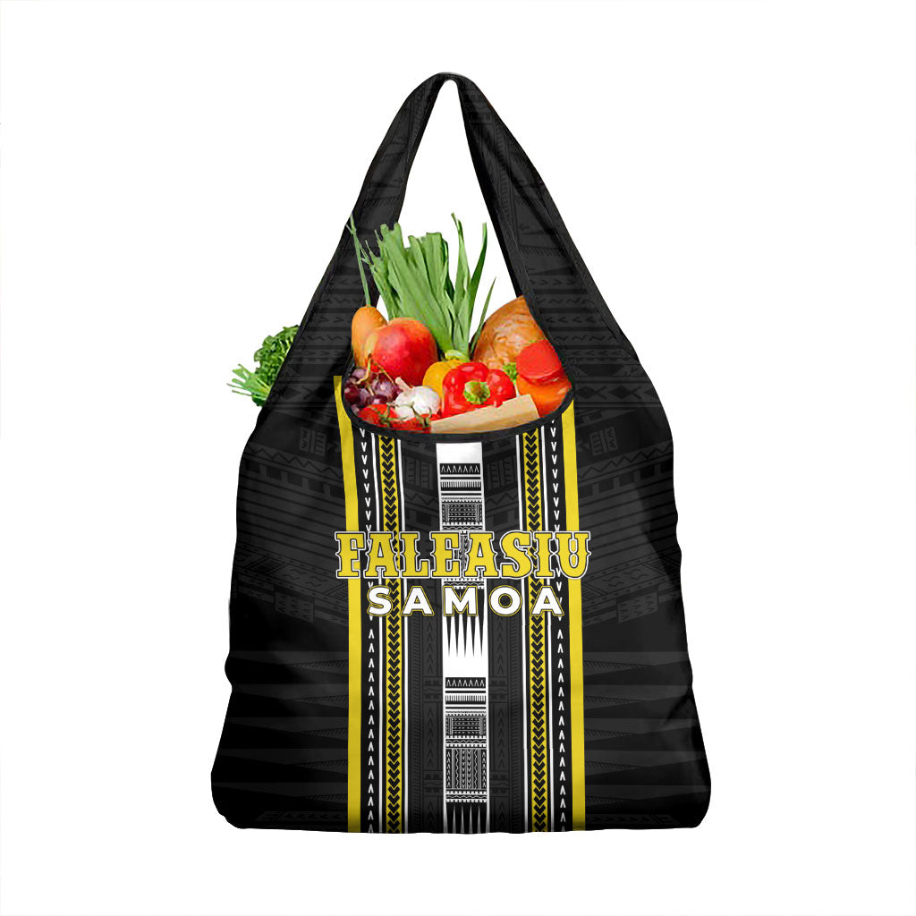 Faleasiu Samoa Grocery Bag Samoan Tribal Pattern LT05 1-pack One Size Yellow - Polynesian Pride