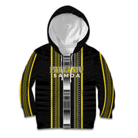 Personalised Faleasiu Samoa Kid Hoodie Samoan Tribal Pattern LT05 Hoodie Yellow - Polynesian Pride
