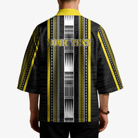 Personalised Faleasiu Samoa Kimono Samoan Tribal Pattern