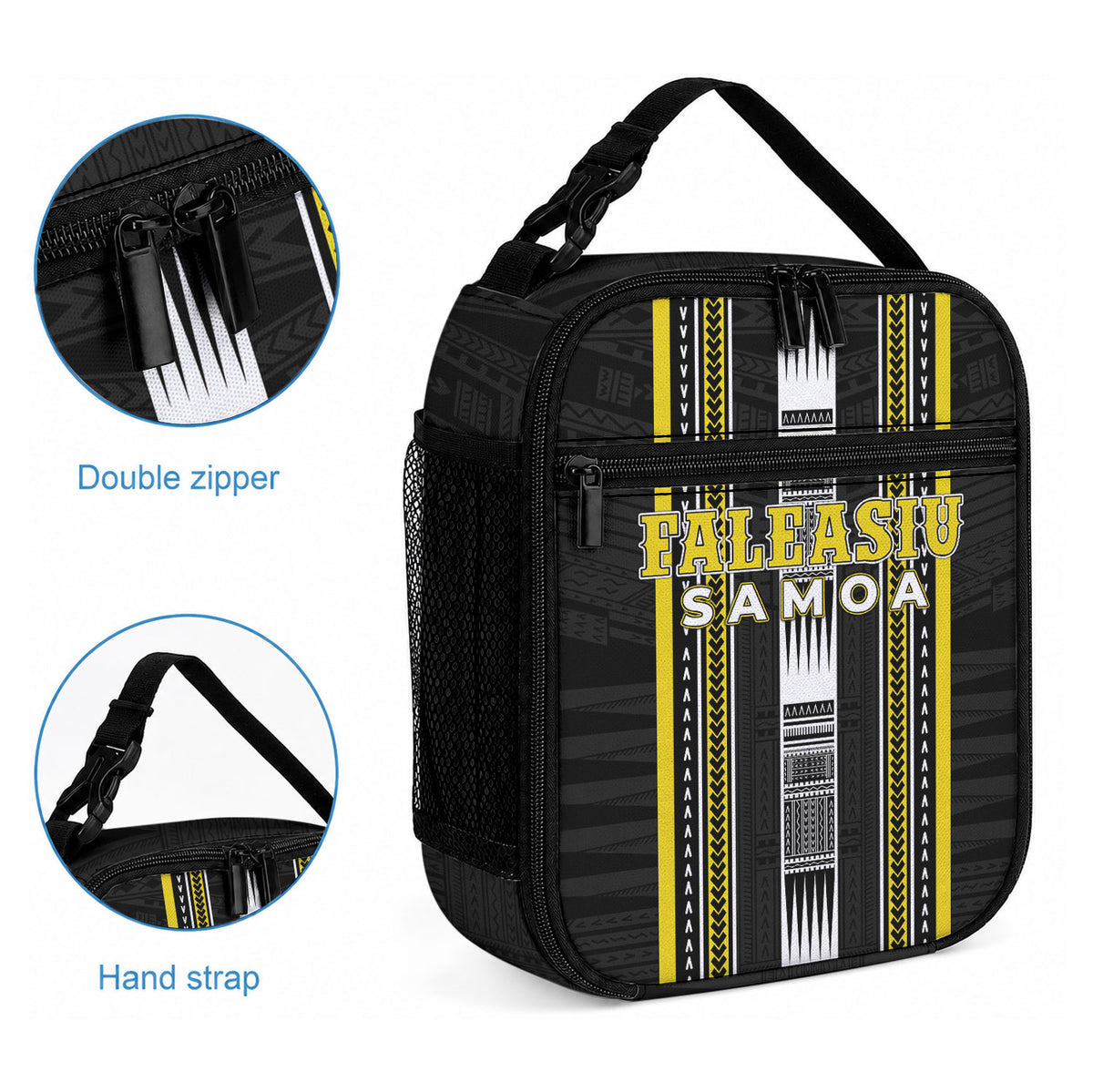 Faleasiu Samoa Lunch Bag Samoan Tribal Pattern