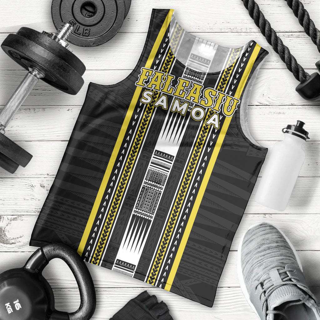 Personalised Faleasiu Samoa Men Tank Top Samoan Tribal Pattern LT05 - Polynesian Pride
