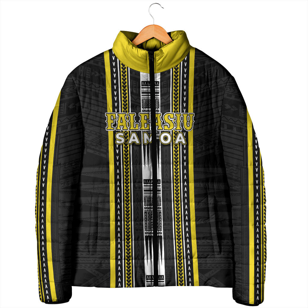 Personalised Faleasiu Samoa Padded Jacket Samoan Tribal Pattern LT05 - Polynesian Pride