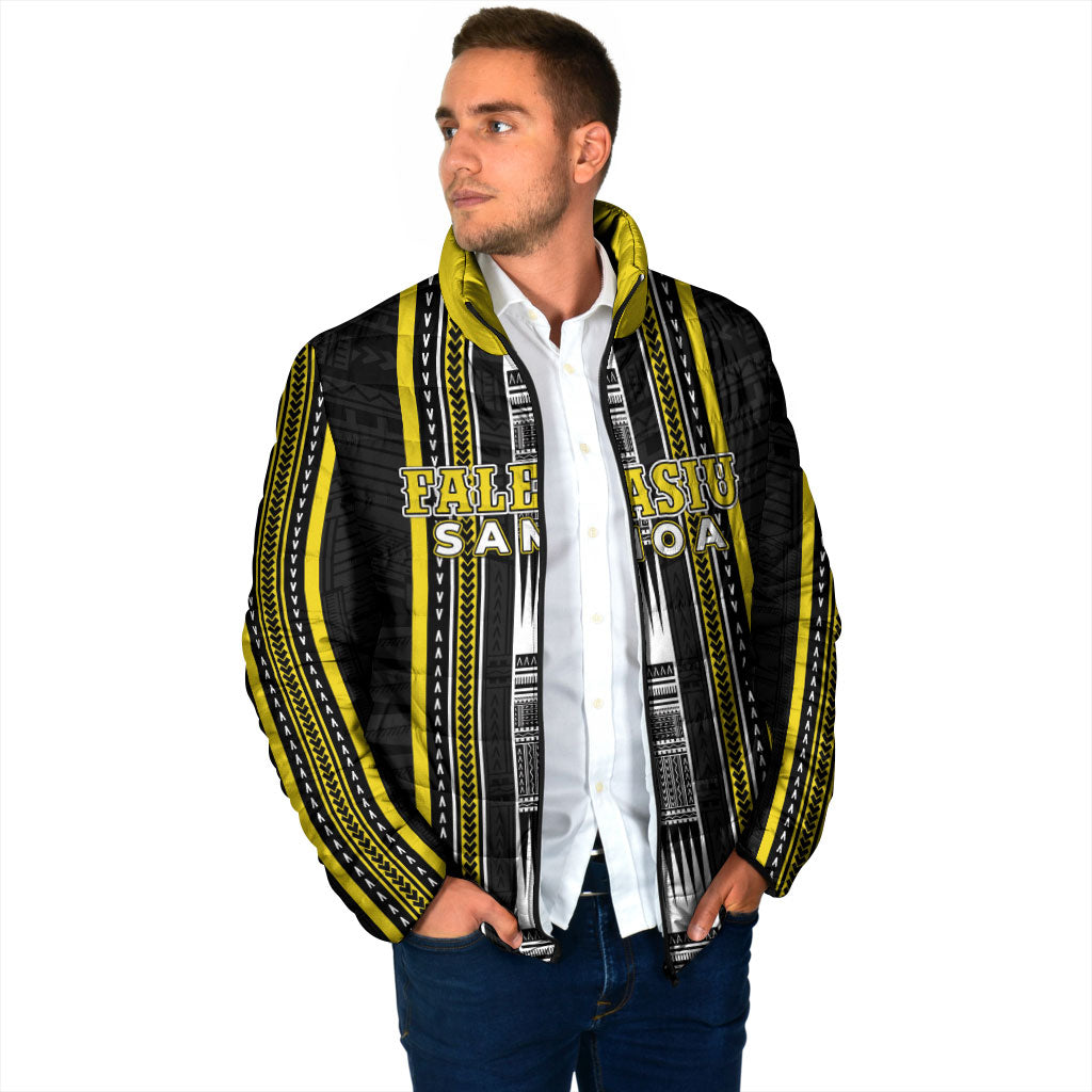 Personalised Faleasiu Samoa Padded Jacket Samoan Tribal Pattern LT05 - Polynesian Pride