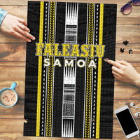 Faleasiu Samoa Puzzle Samoan Tribal Pattern LT05 Yellow - Polynesian Pride