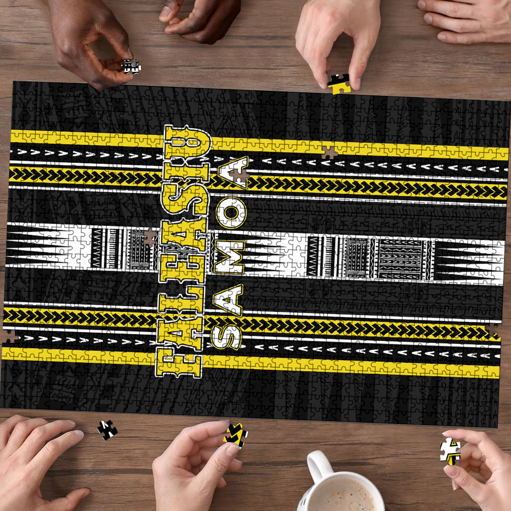 Faleasiu Samoa Puzzle Samoan Tribal Pattern LT05 - Polynesian Pride