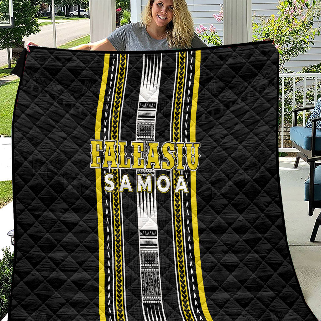 Faleasiu Samoa Quilt Samoan Tribal Pattern LT05 Yellow - Polynesian Pride