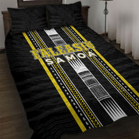 Faleasiu Samoa Quilt Bed Set Samoan Tribal Pattern LT05 Yellow - Polynesian Pride