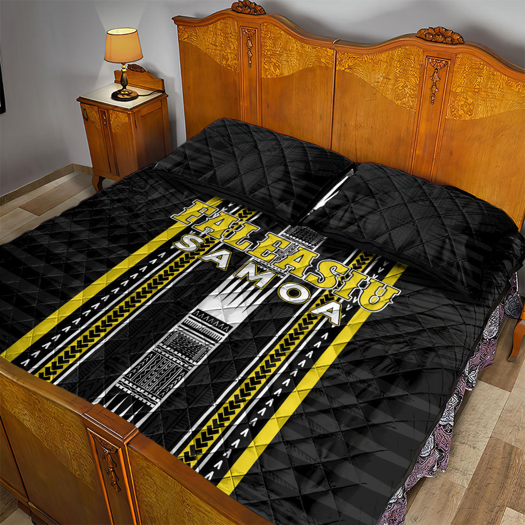 Faleasiu Samoa Quilt Bed Set Samoan Tribal Pattern LT05 - Polynesian Pride