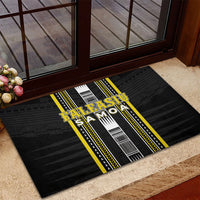 Faleasiu Samoa Rubber Doormat Samoan Tribal Pattern LT05 - Polynesian Pride