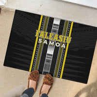 Faleasiu Samoa Rubber Doormat Samoan Tribal Pattern LT05 - Polynesian Pride