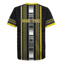Personalised Faleasiu Samoa Rugby Jersey Samoan Tribal Pattern LT05 - Polynesian Pride