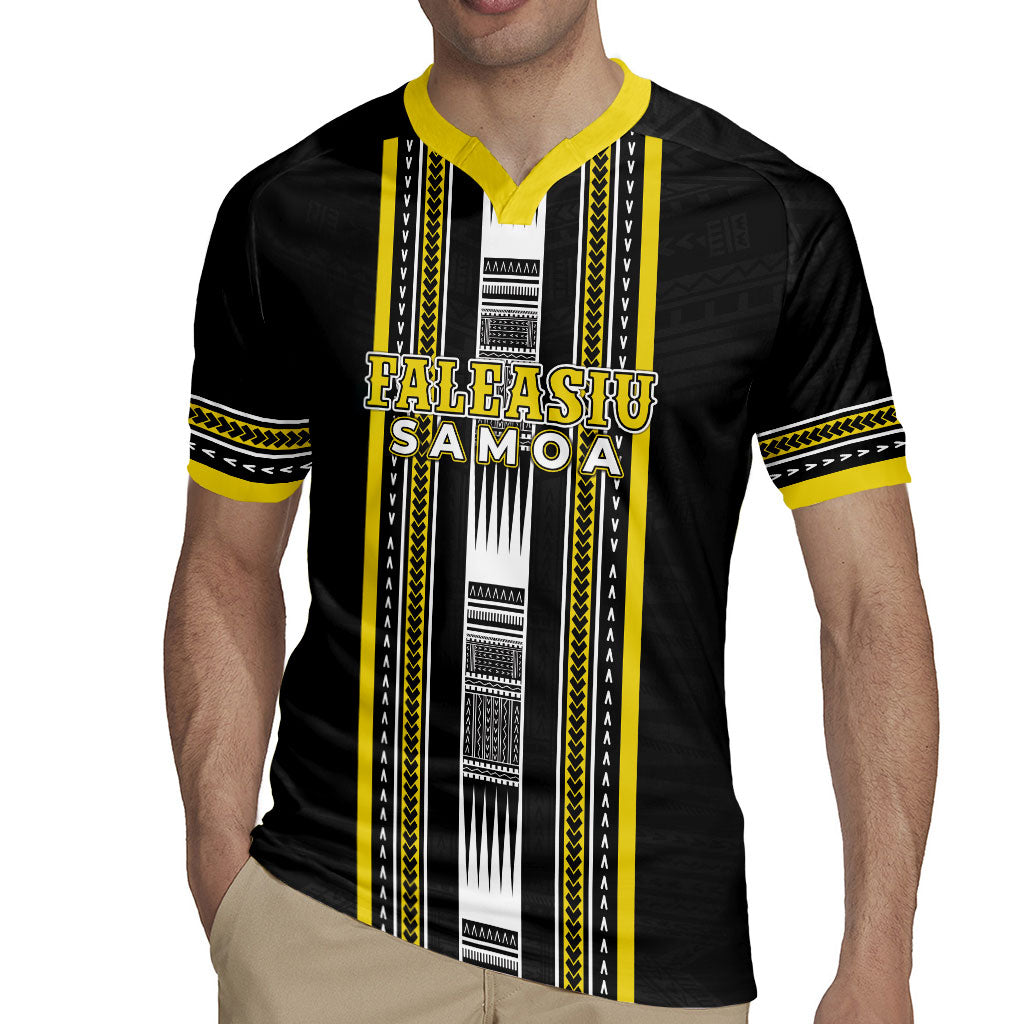 Personalised Faleasiu Samoa Rugby Jersey Samoan Tribal Pattern LT05 - Polynesian Pride