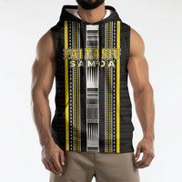 Personalised Faleasiu Samoa Sleeveless Hoodie Samoan Tribal Pattern LT05 - Polynesian Pride